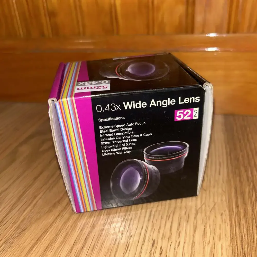 Vivitar Professional Wide Angle 52mm Autofocus Lens with Macro Series 1 New